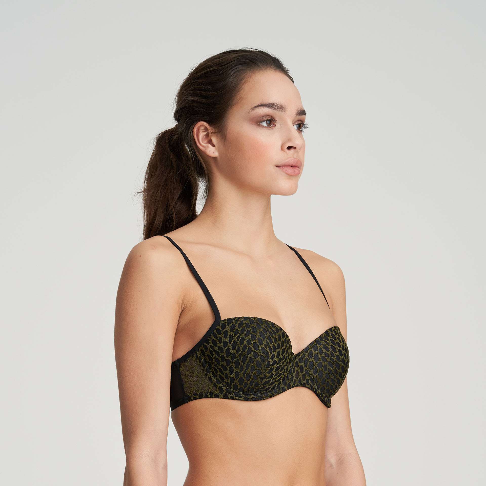 ALEXANDER camouflage balconnet bh met mousse cups ALEXANDER camouflage balconnet bh met mousse cups