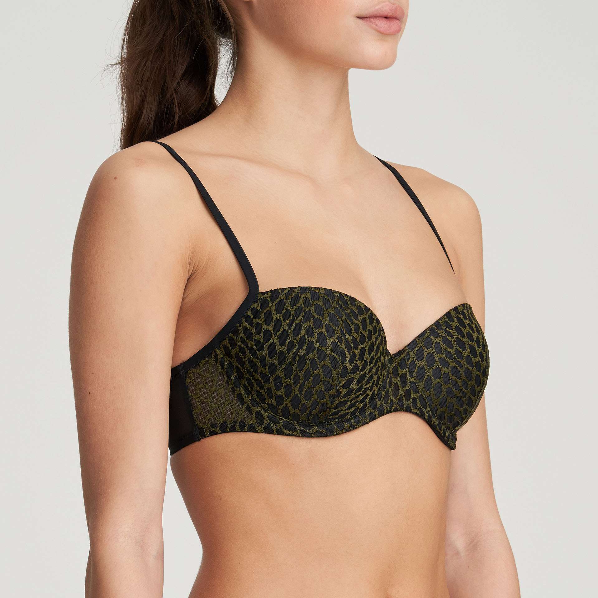 ALEXANDER camouflage balconnet bh met mousse cups ALEXANDER camouflage balconnet bh met mousse cups