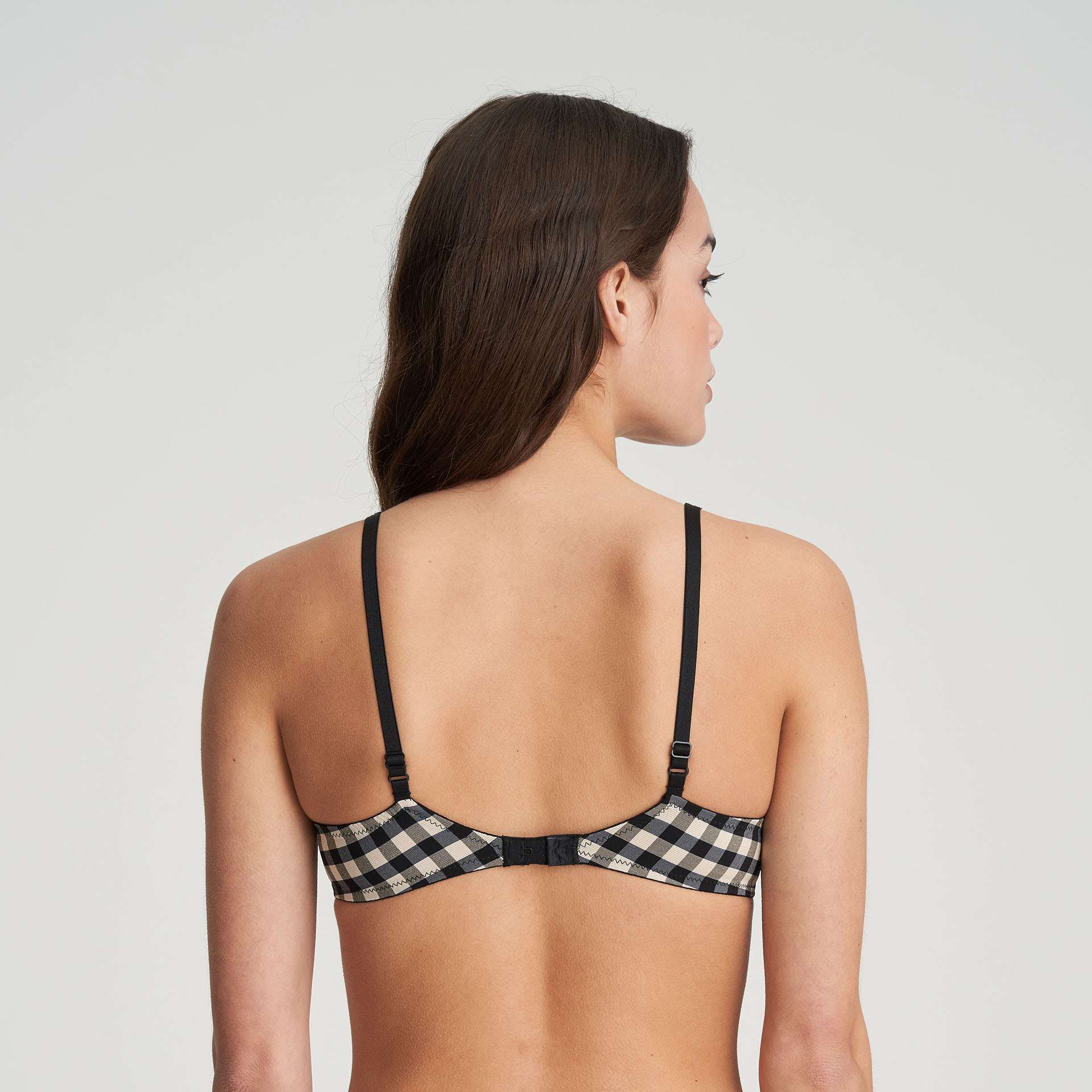 ELY zwart balconnet horizontale naad