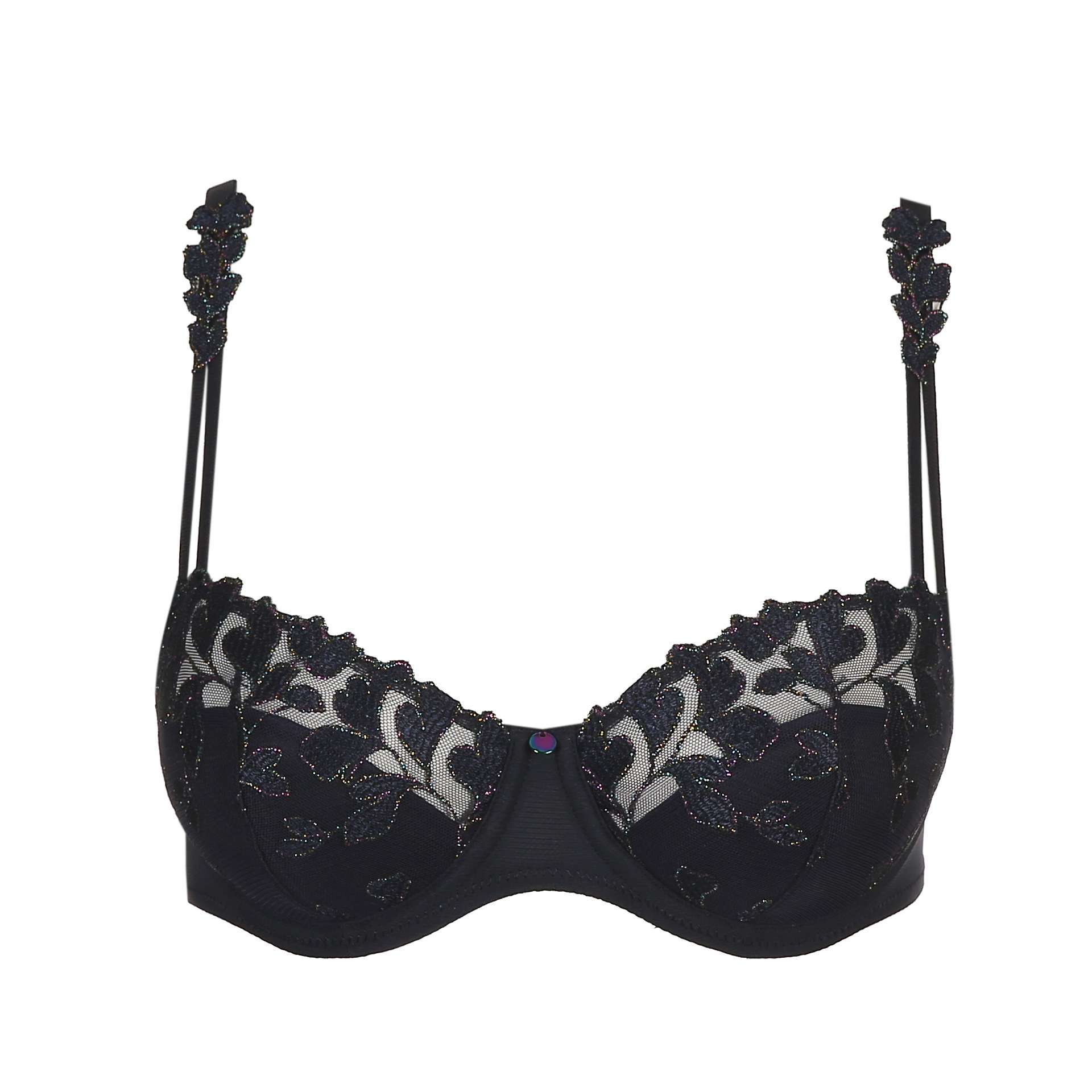 LEDA Night Blue balconnet mousse met naad LEDA Night Blue balconnet mousse met naad