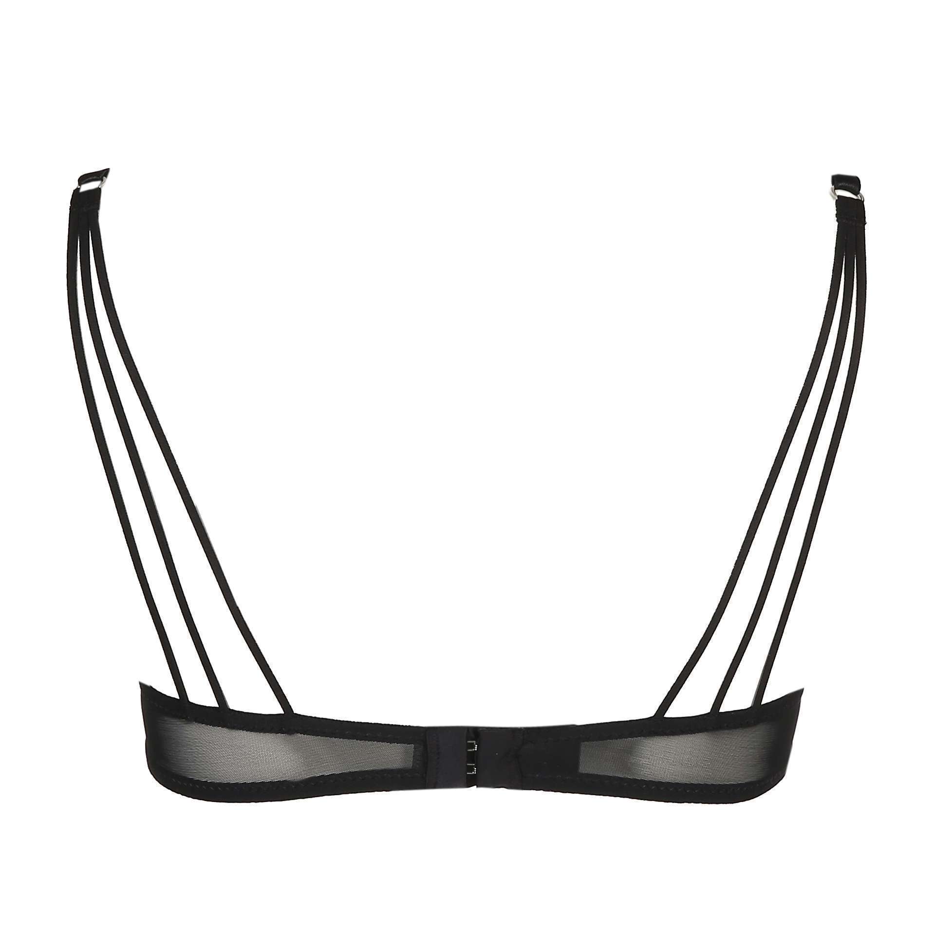 GLORIA zwart beugelbh diep décolleté