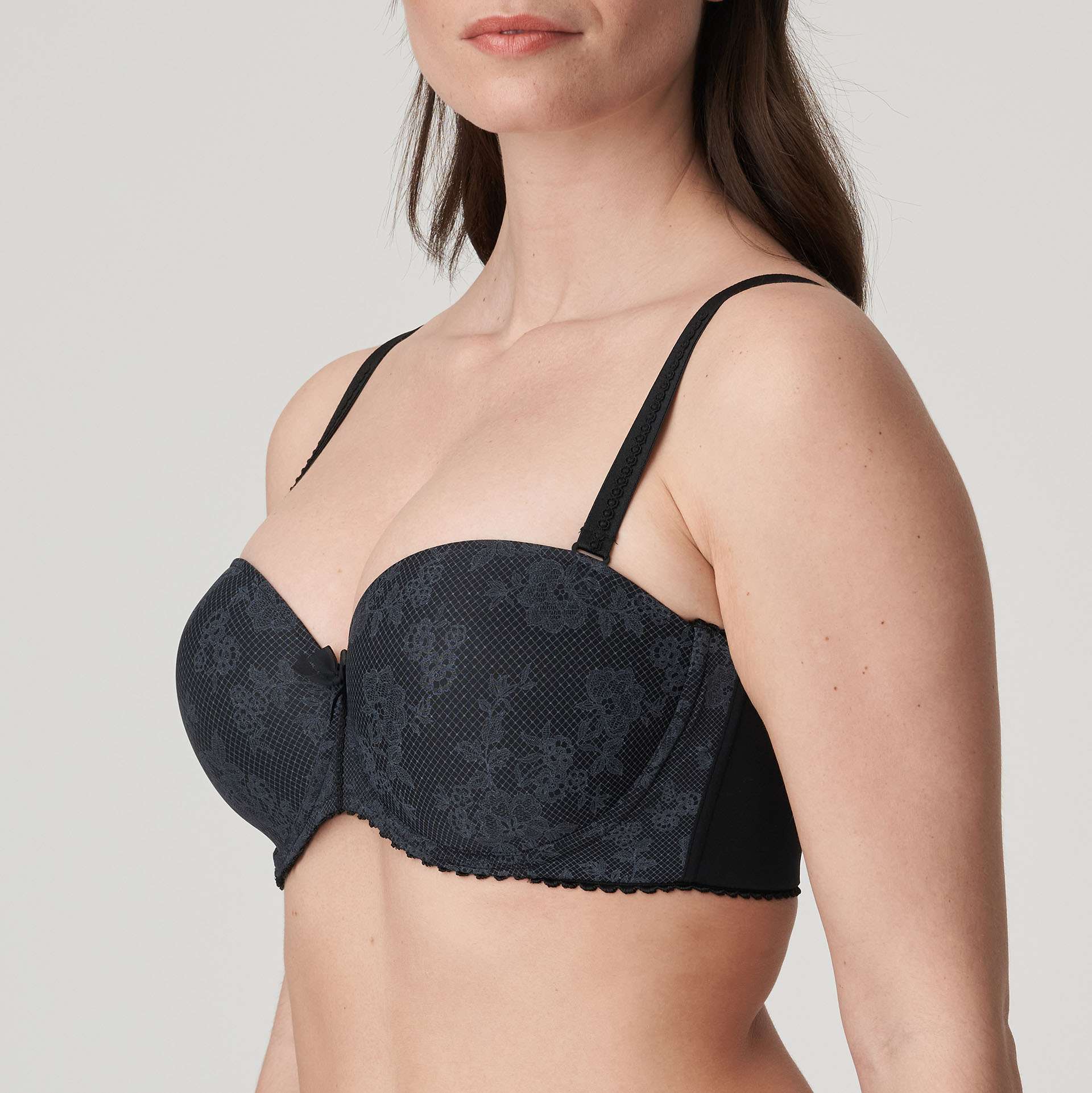 DIVINE zwart mousse bh - strapless DIVINE zwart mousse bh - strapless