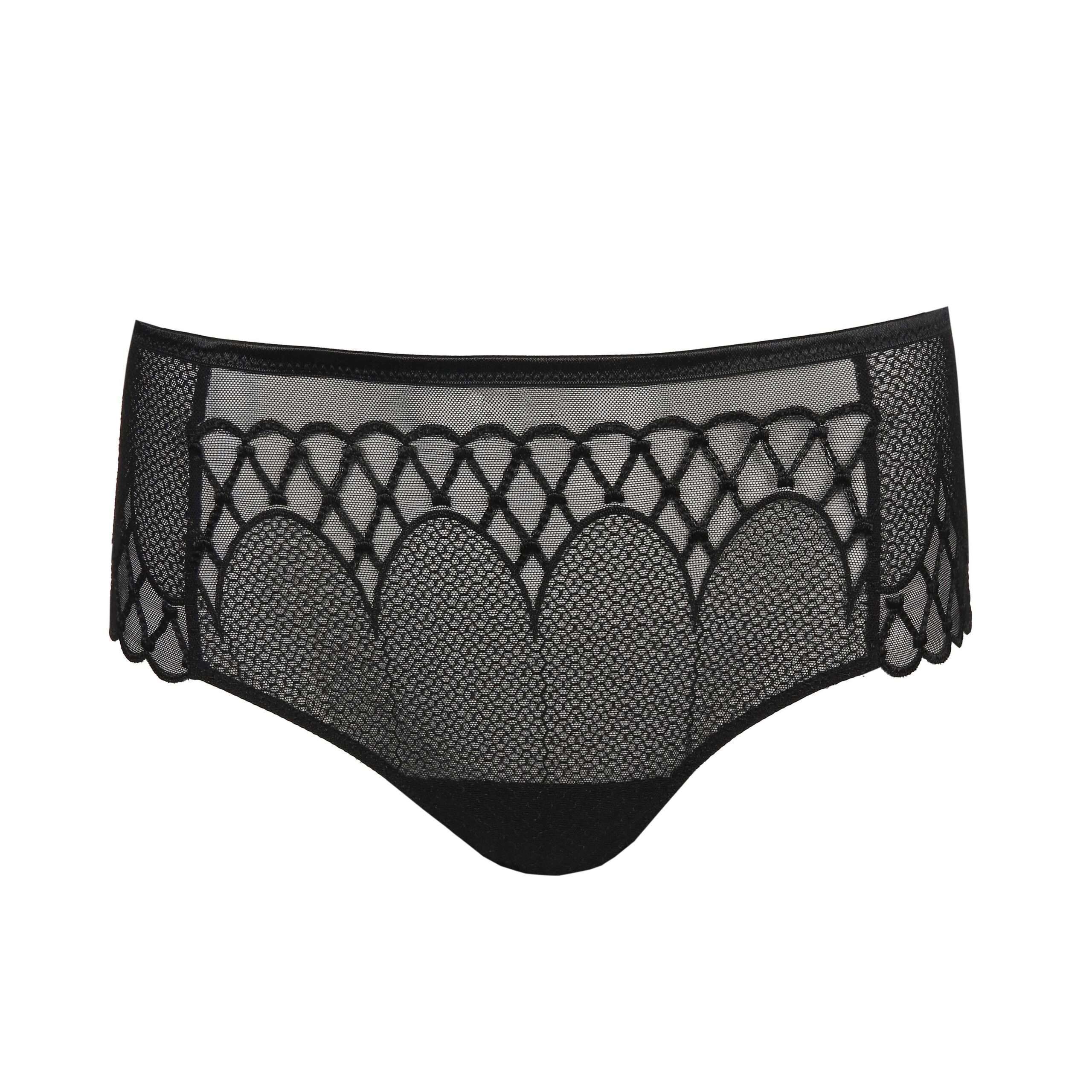 VYA zwart luxe string