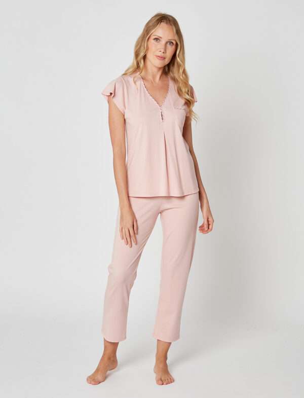 Le Chat pyjama rose