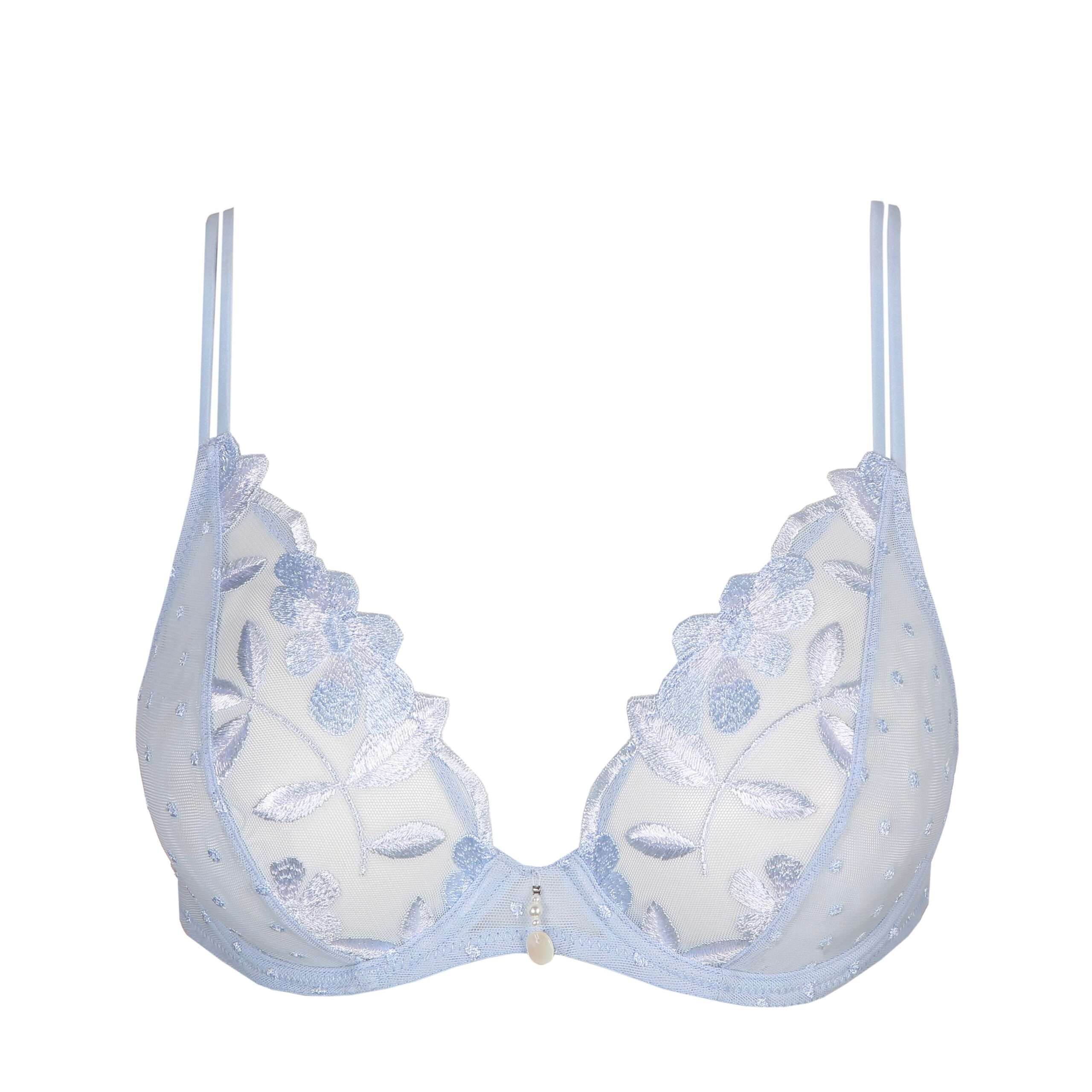 AGNES Pale Blue beugelbh diep dÃ©colletÃ©