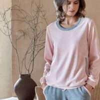 Homewear Brunch grijs/roze