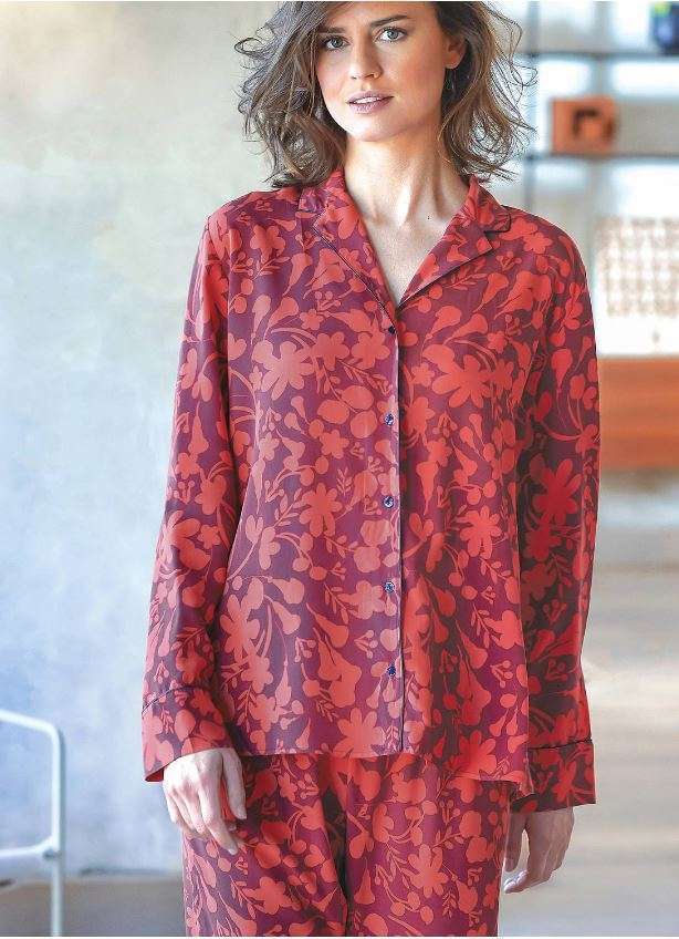 Pyjama patchouli prune/muscade