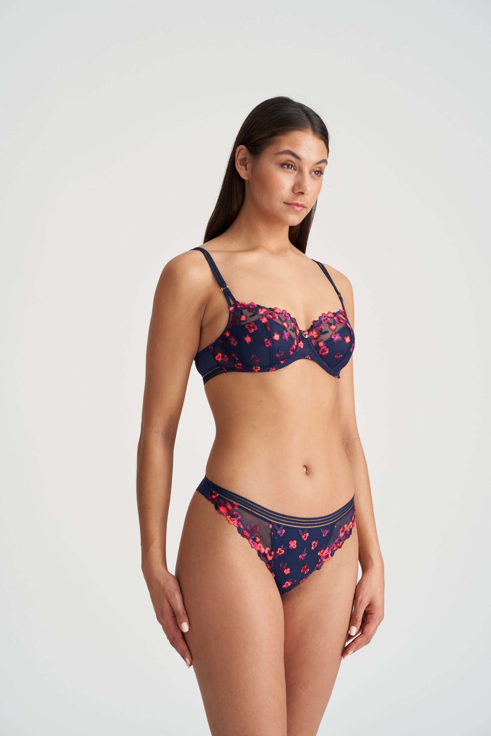 NATHY Water Blue balconette halve mousse cups NATHY Water Blue balconette halve mousse cups