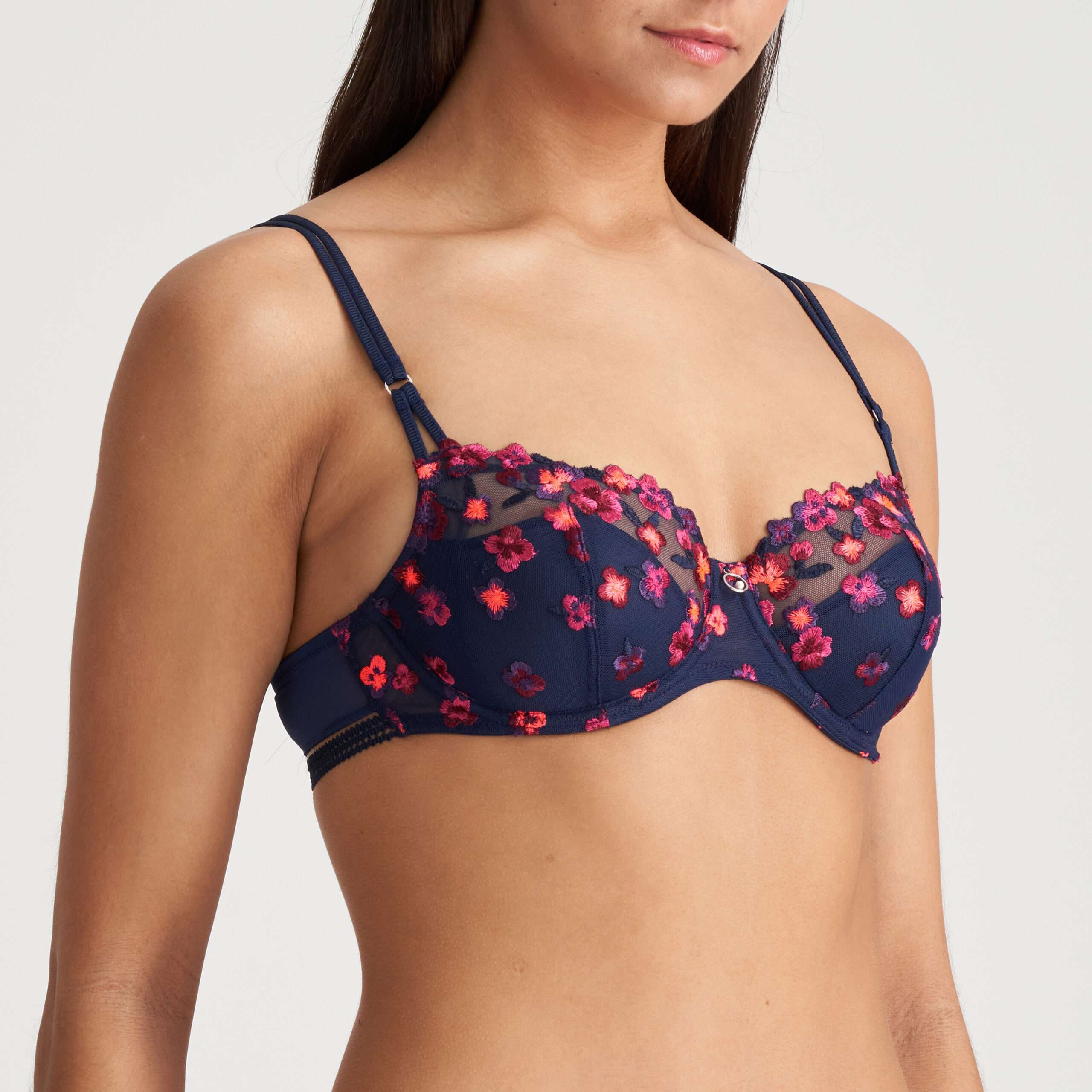 NATHY Water Blue balconette halve mousse cups NATHY Water Blue balconette halve mousse cups