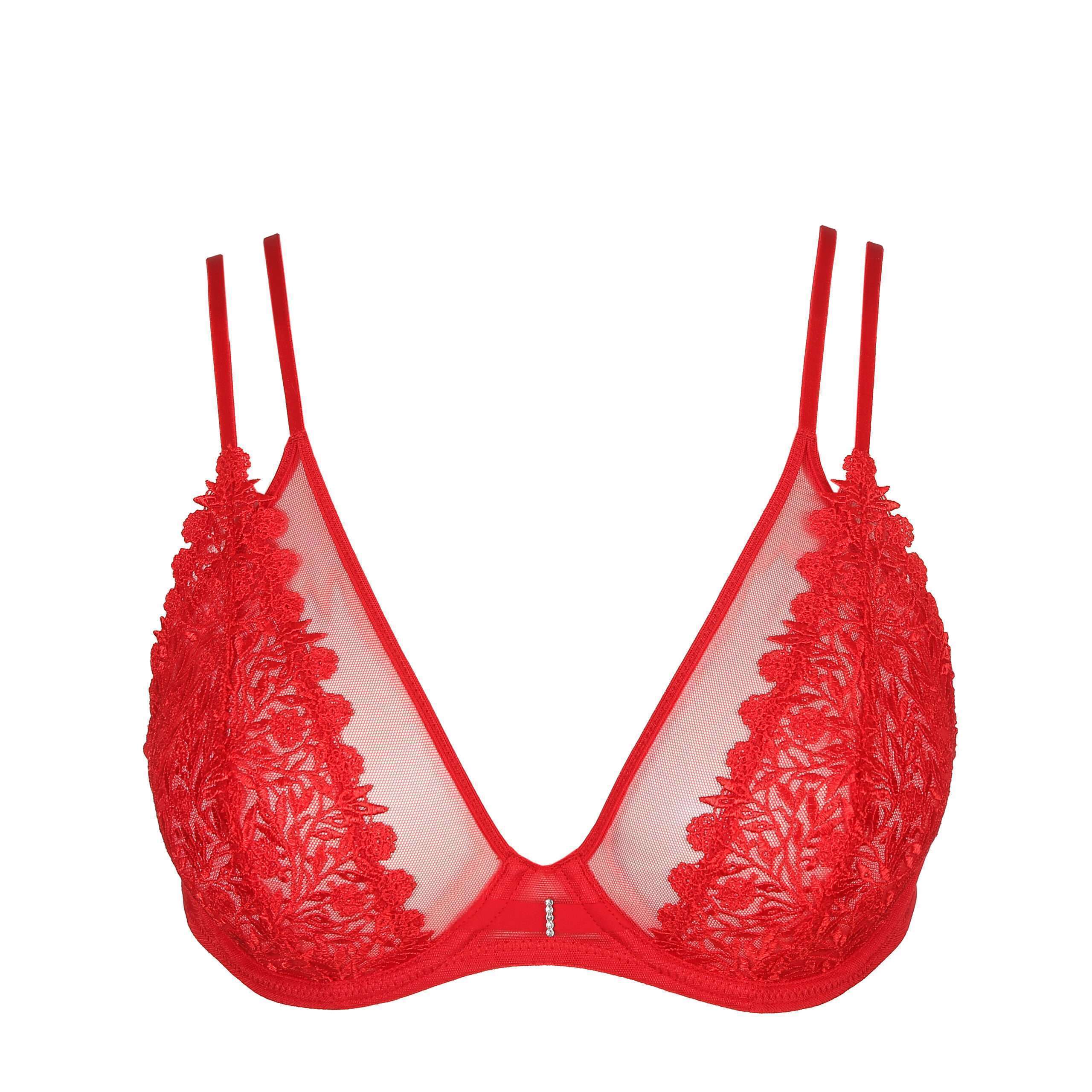 DANAE Rood plunge bh DANAE Rood plunge bh
