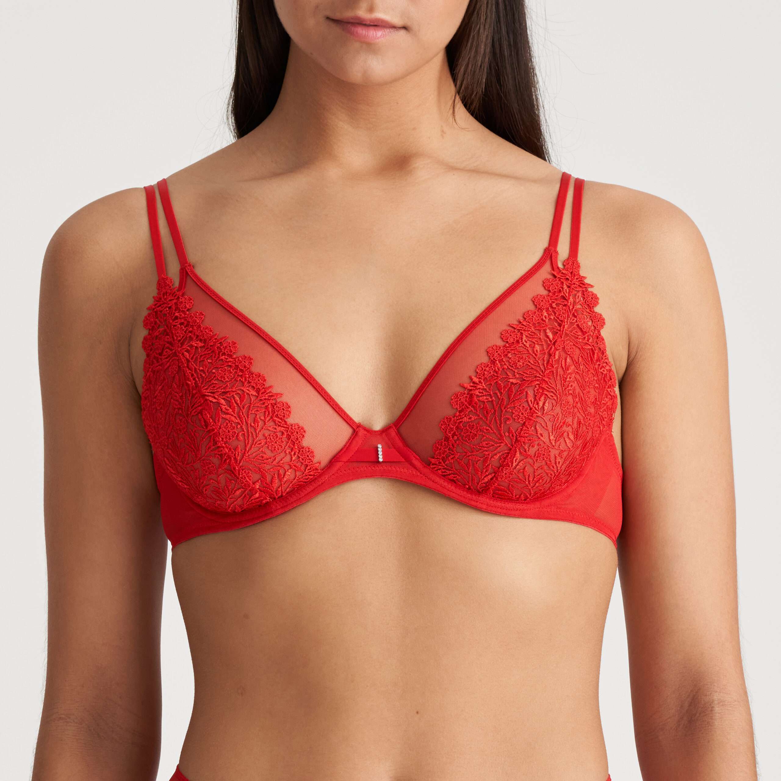 DANAE Rood plunge bh DANAE Rood plunge bh