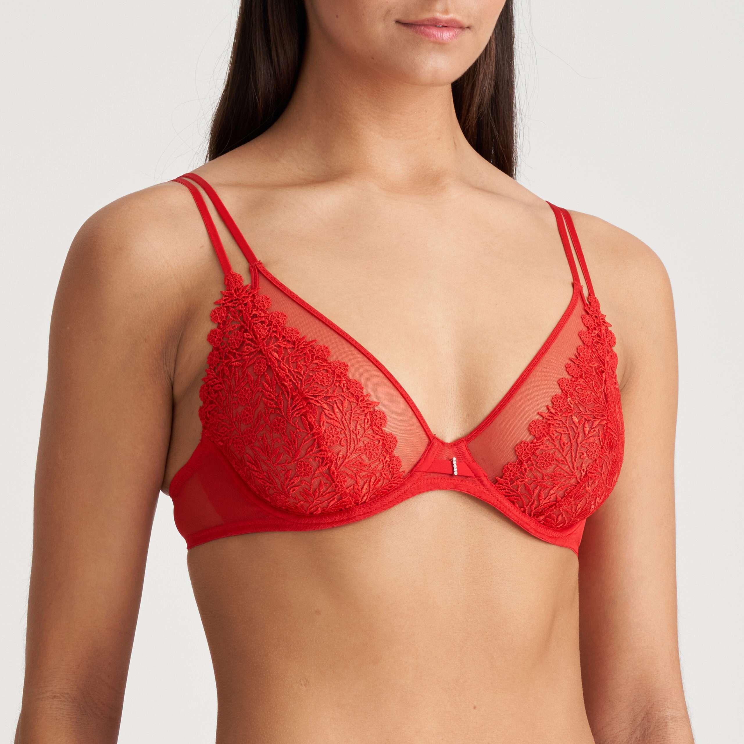 DANAE Rood plunge bh DANAE Rood plunge bh