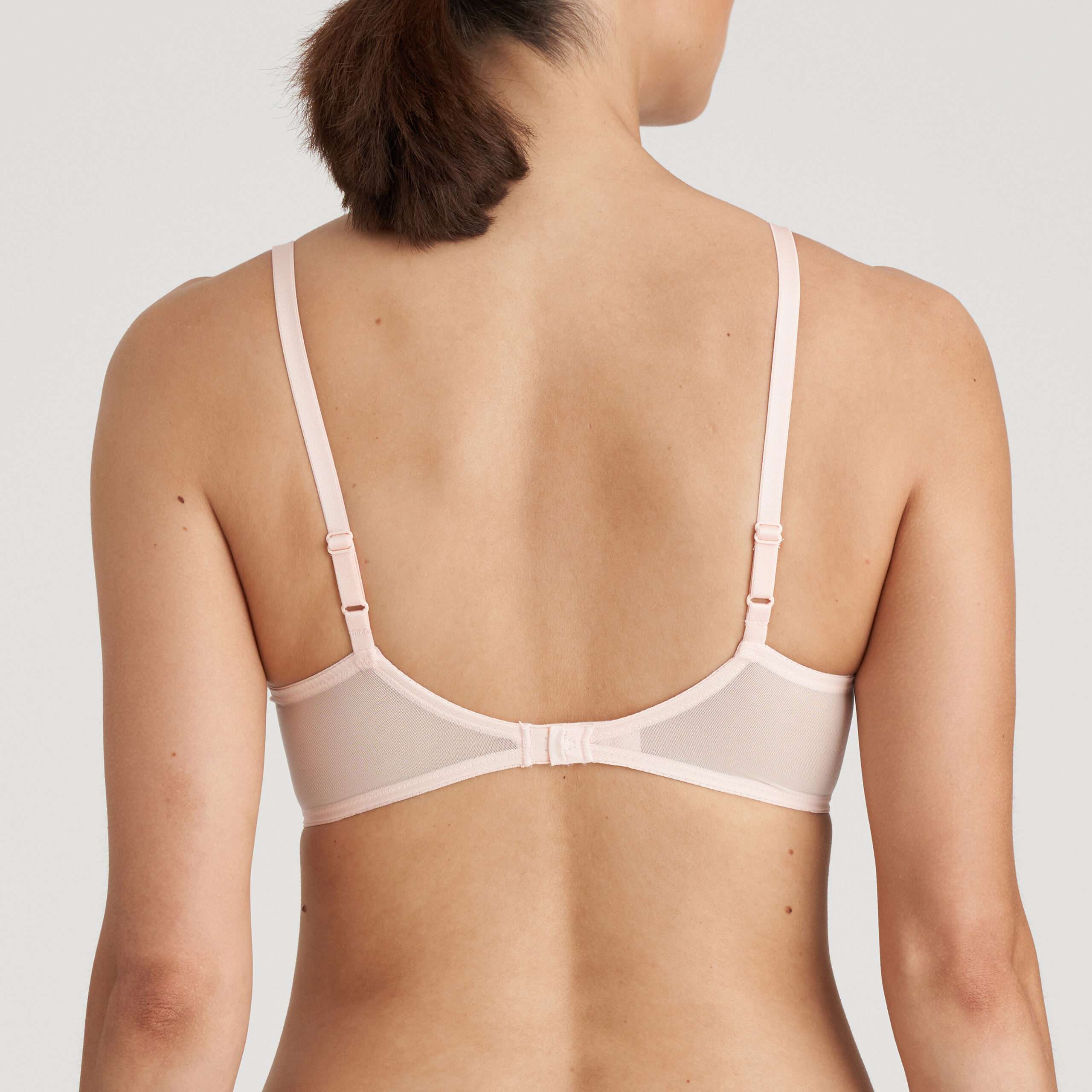 LEDA Glossy Pink balconette halve mousse cups