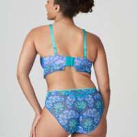 MORRO BAY Mermaid Blue plunge bh halve mousse cups