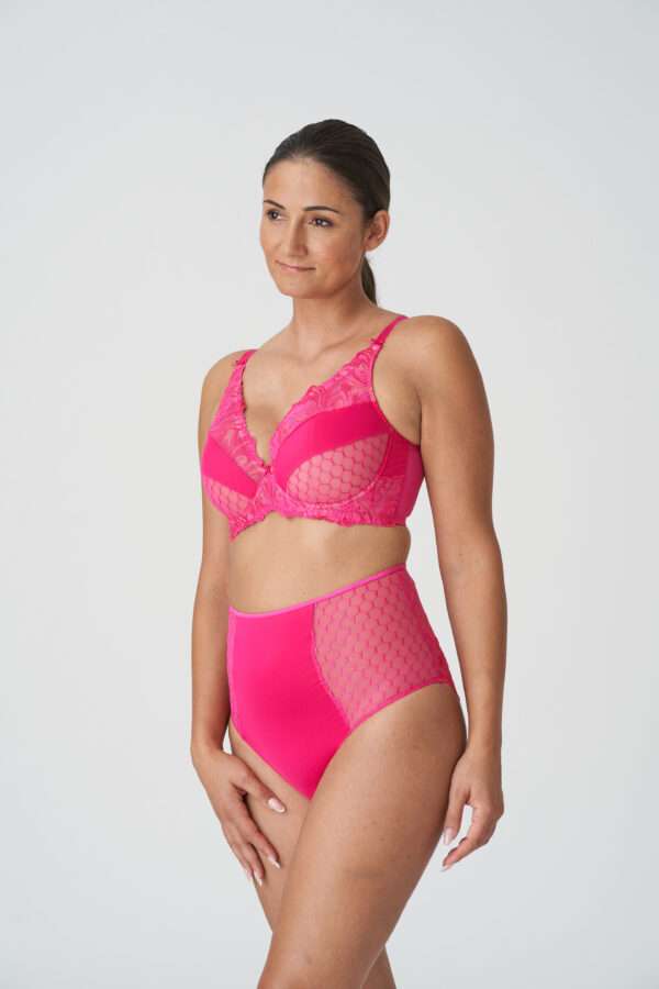 DISAH Electric Pink plunge bh halve mousse cups