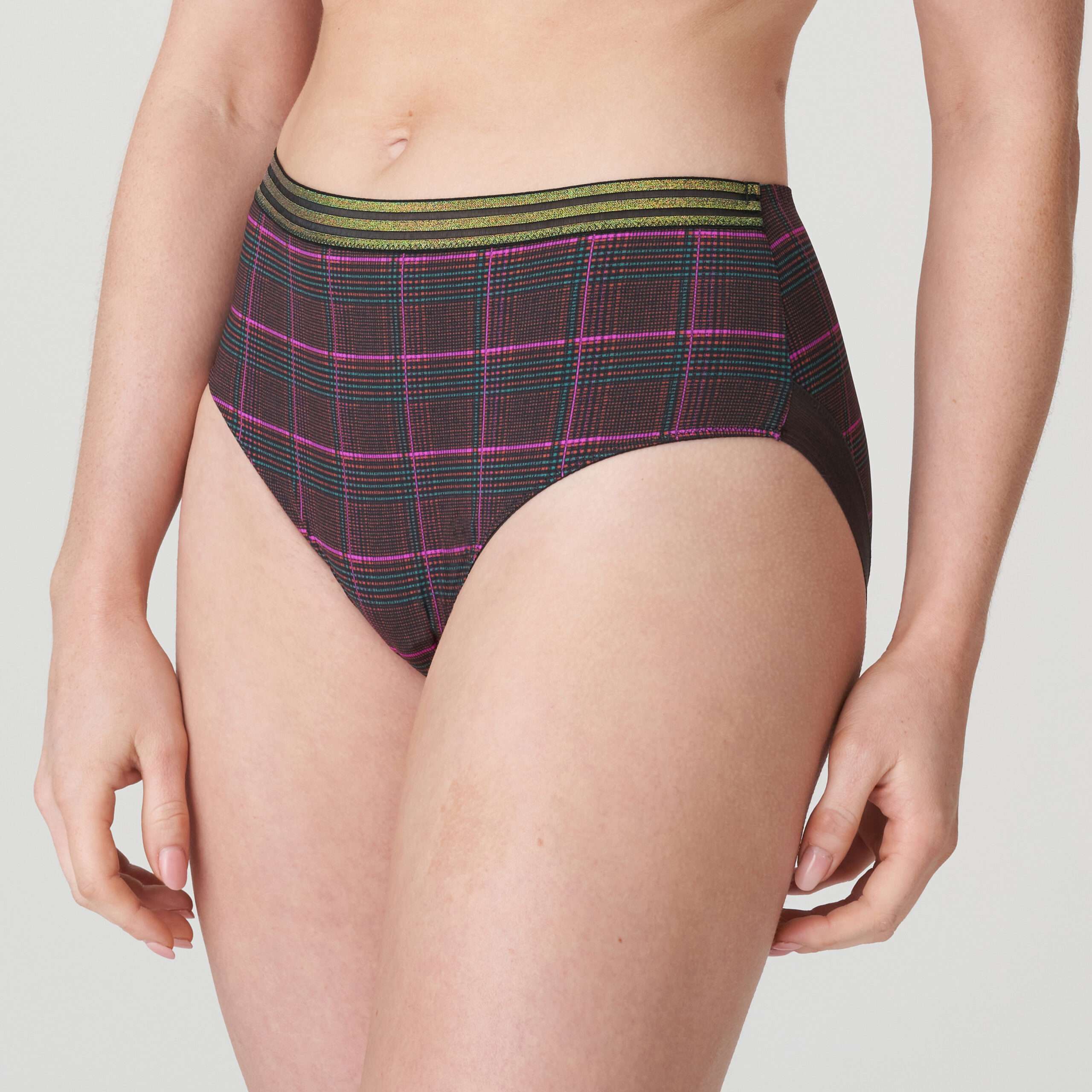 PRINCES BAY Italian Check tailleslip PRINCES BAY Italian Check tailleslip
