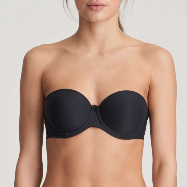 TOM charbon mousse bh - strapless