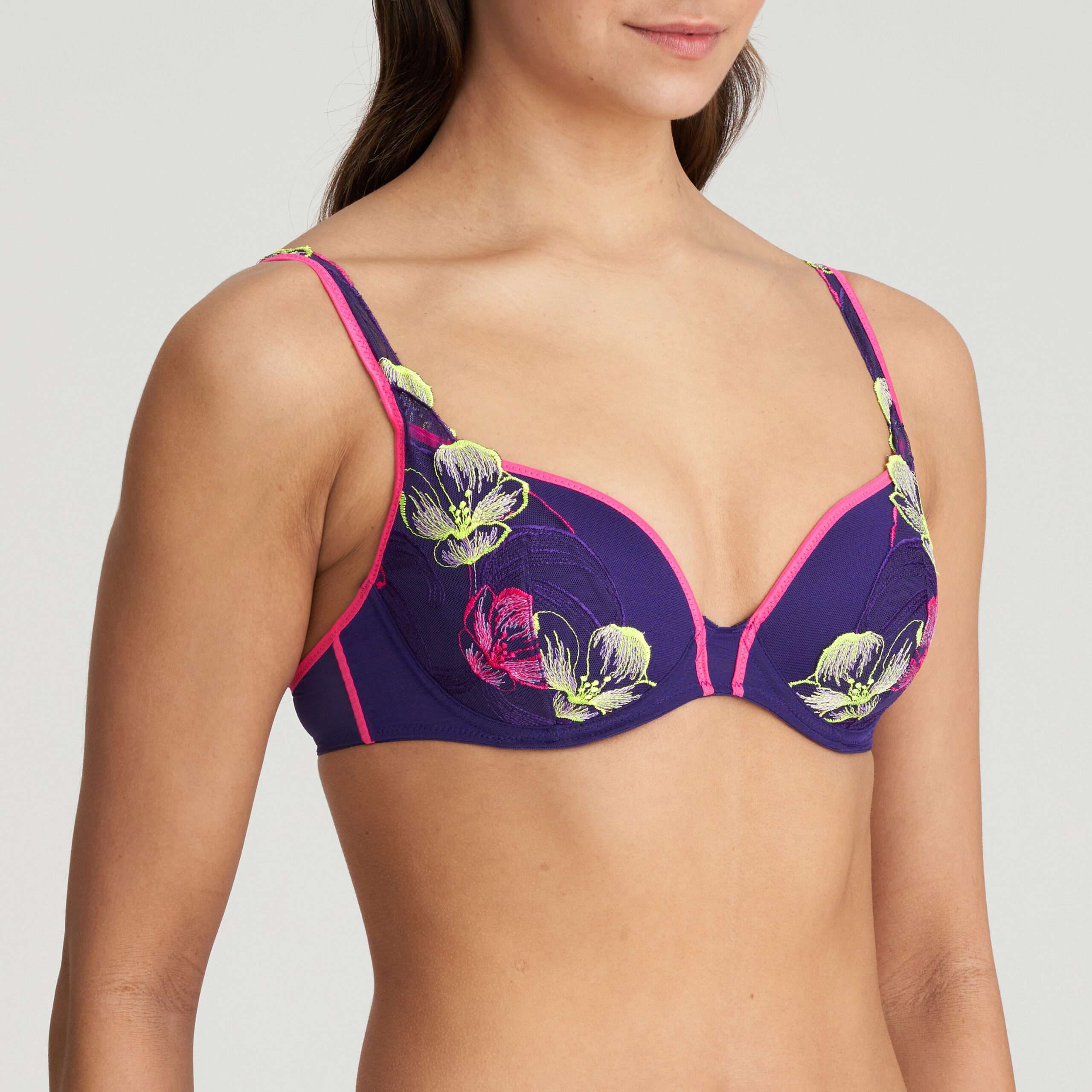 GEORGIA majestic purple voorgevormde bh - hartvorm