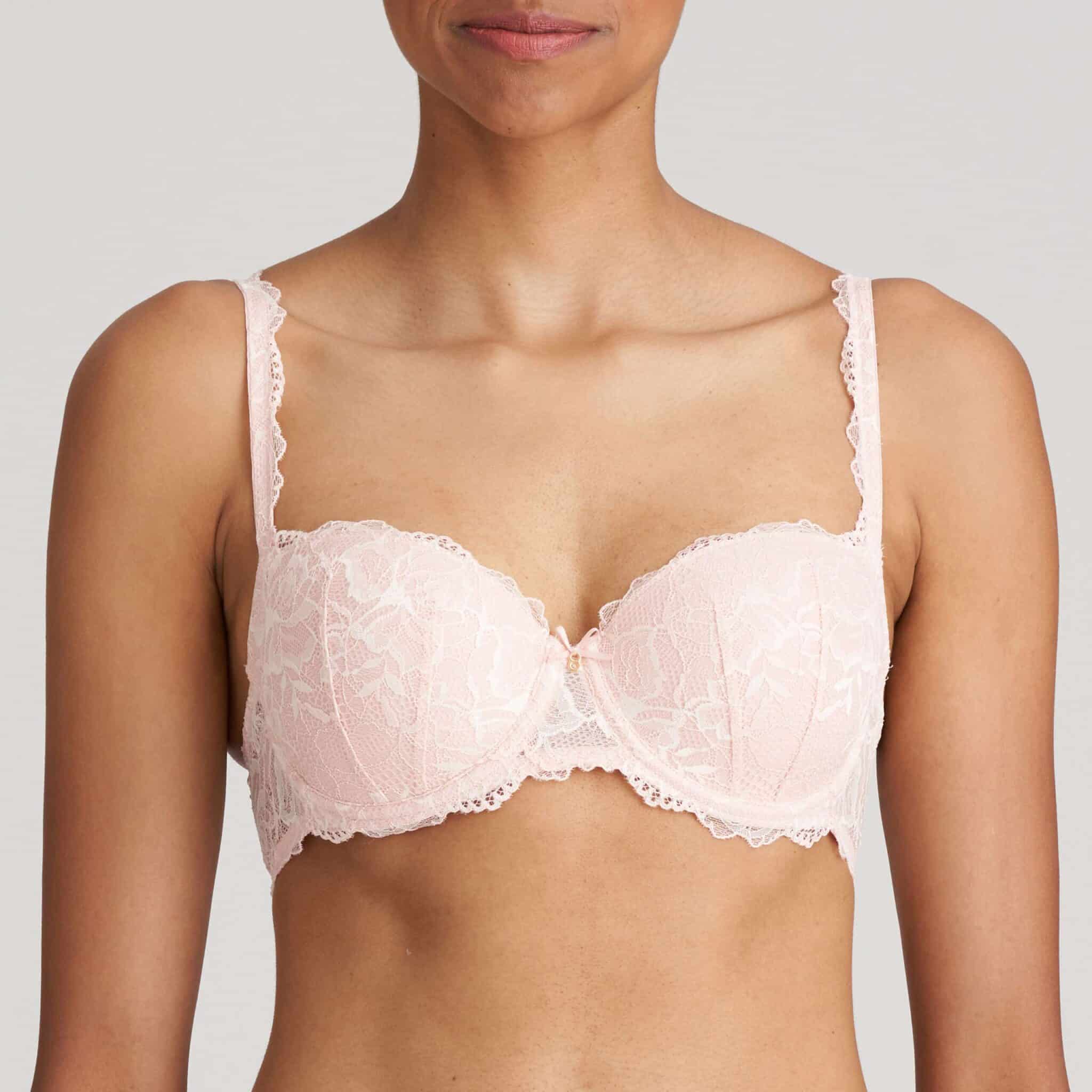 MANYLA pearly pink voorgevormde balconette bh