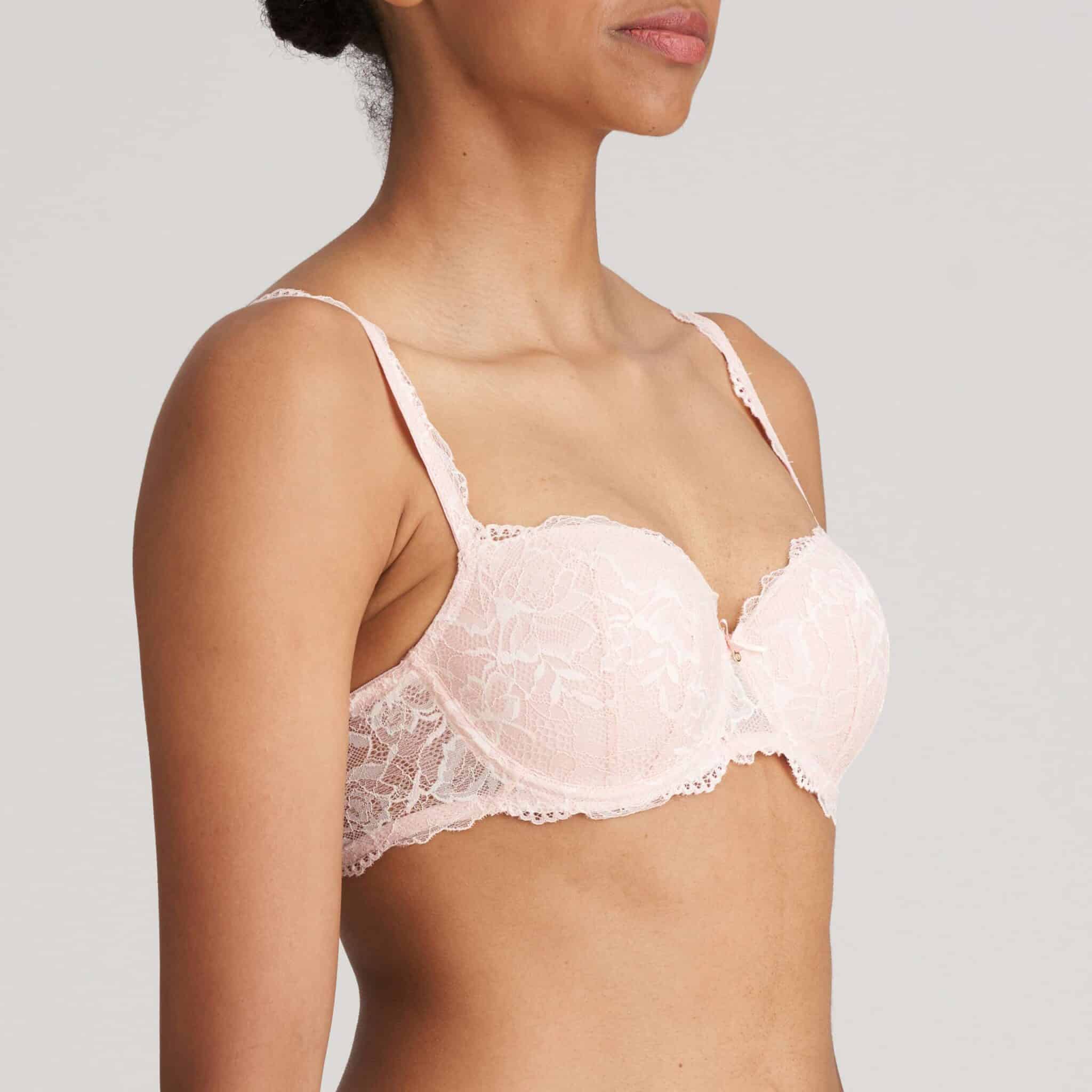 MANYLA pearly pink voorgevormde balconette bh