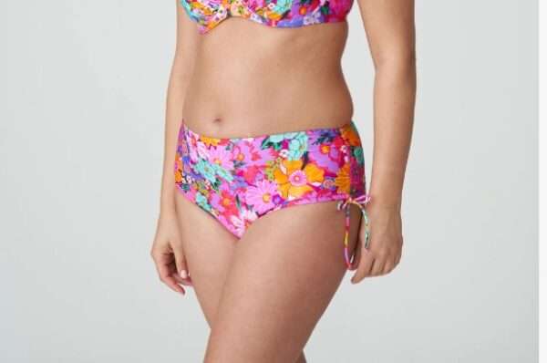 NAJAC Floral Explosion plunge bikini halve mousse cup