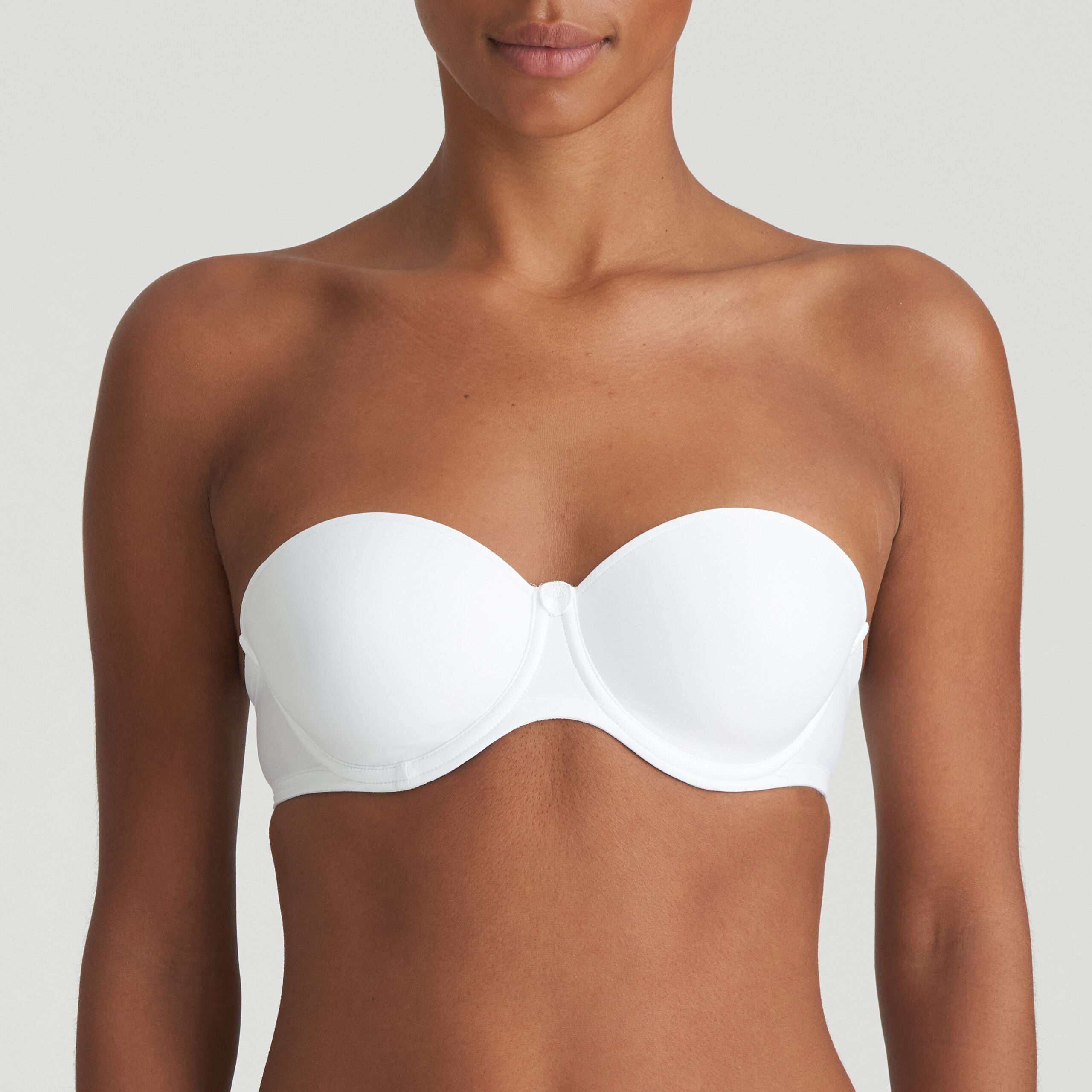 TOM wit mousse bh - strapless