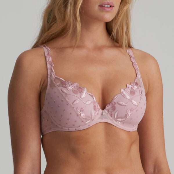 AGNES Vintage Pink voorgevormde plunge bh