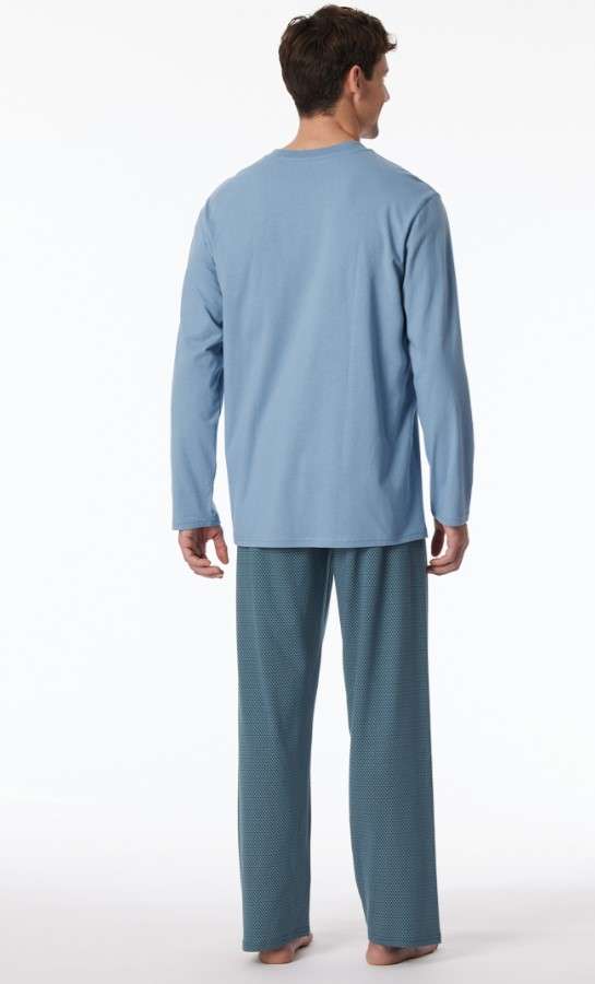 Pyjama blauw/grijs