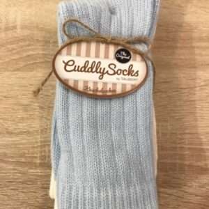 Cuddly Socks beige-lichtblauw (2 paar)