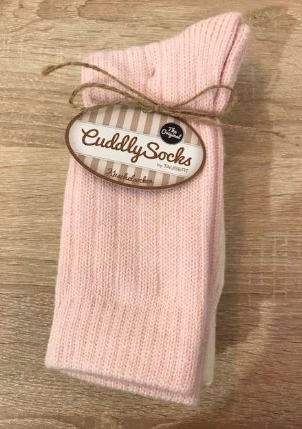 Cuddly Socks beige-lichtroze (2 paar)