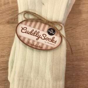 Cuddly Socks beige-lichtgroen (2 paar)