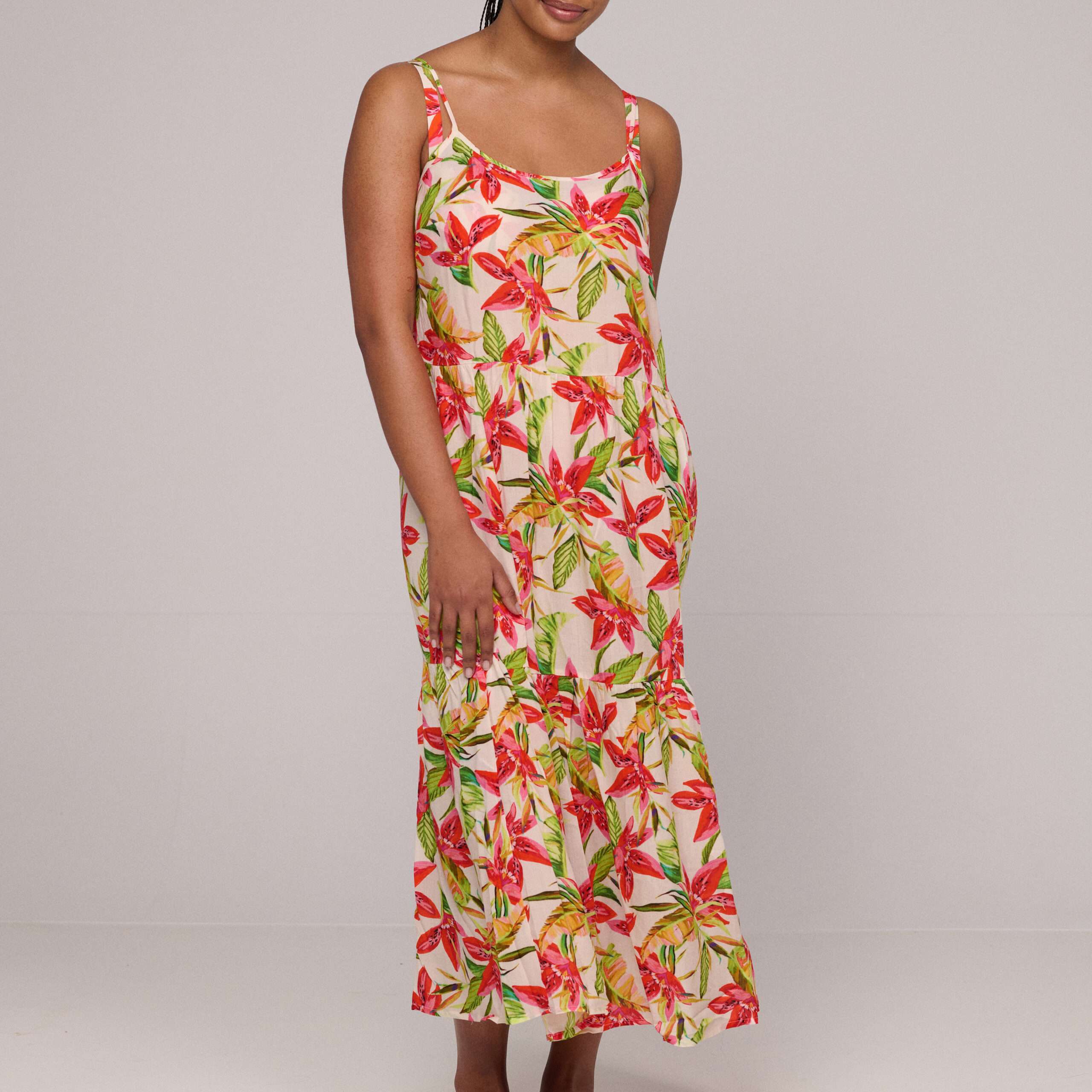 TANZANIA Calm tropics badmode lange jurk TANZANIA Calm tropics badmode lange jurk