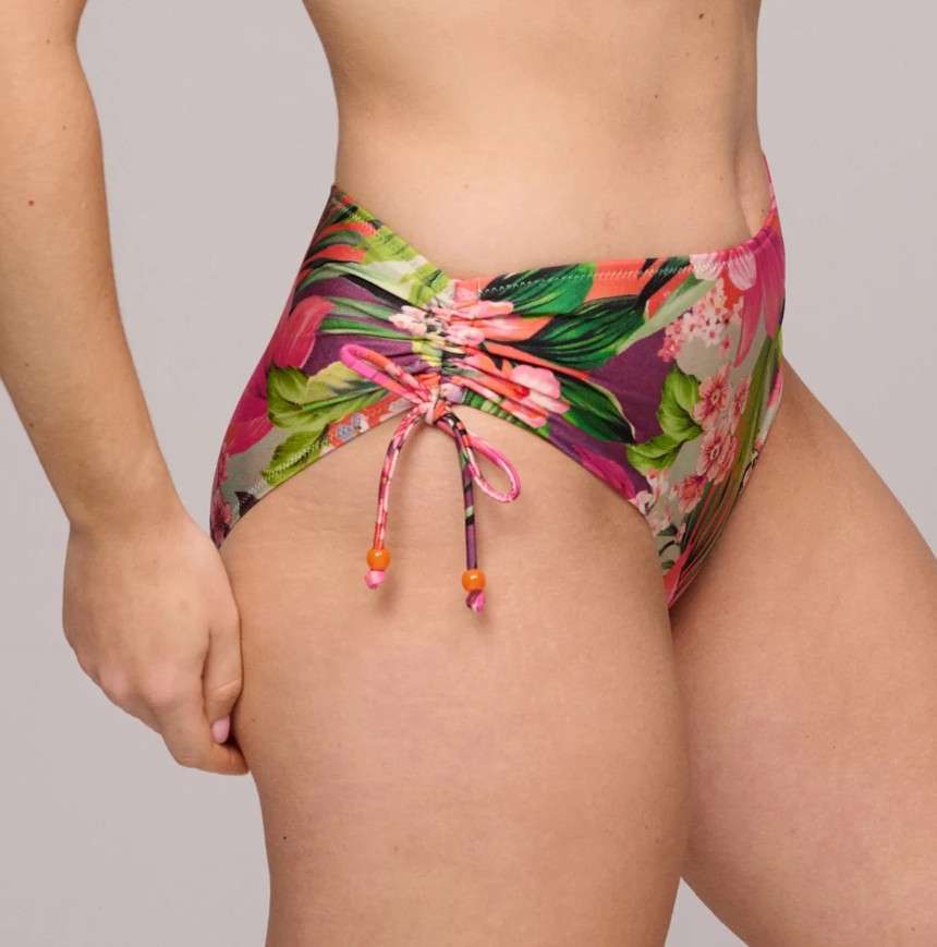 NORMA JEANNE Tropical Sunset voorgevormde plunge bikini