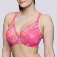 CALA LUNA Blogger Pink plunge bh halve mousse cups CALA LUNA Blogger Pink plunge bh halve mousse cups