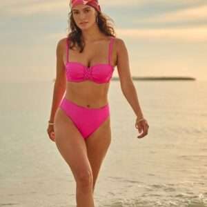 Bikini framboise (balconette model)
