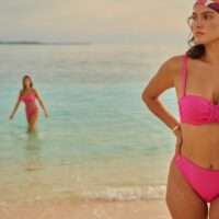 Bikini framboise (balconette model)
