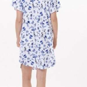 Slaapkleed blauw/wit