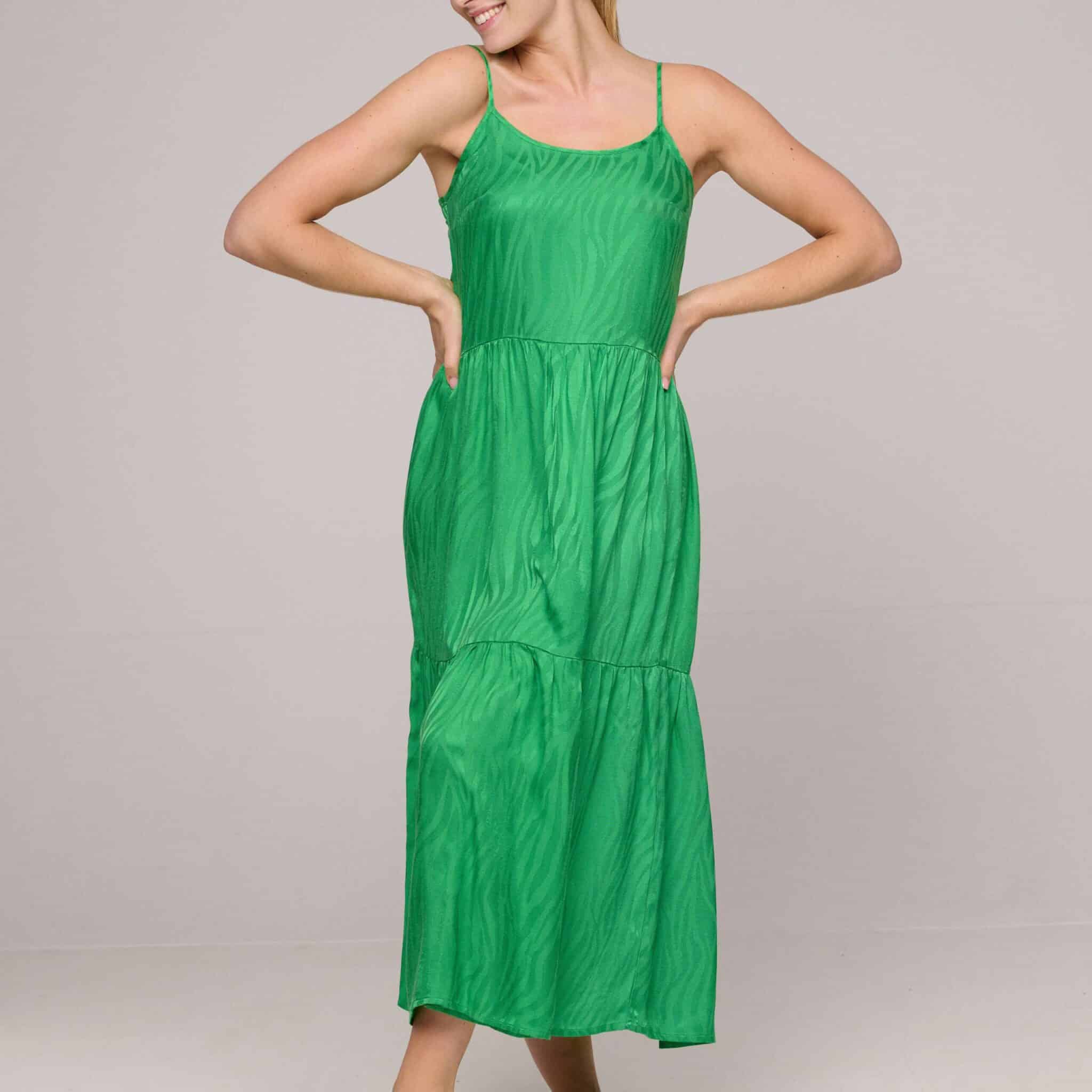 MADURAI Exotic Green badmode lange jurk MADURAI Exotic Green badmode lange jurk