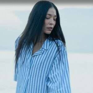 Zomerkleed Blue Stripes (lang model)