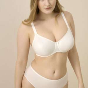 SATIN natuur naadloze beugelbh