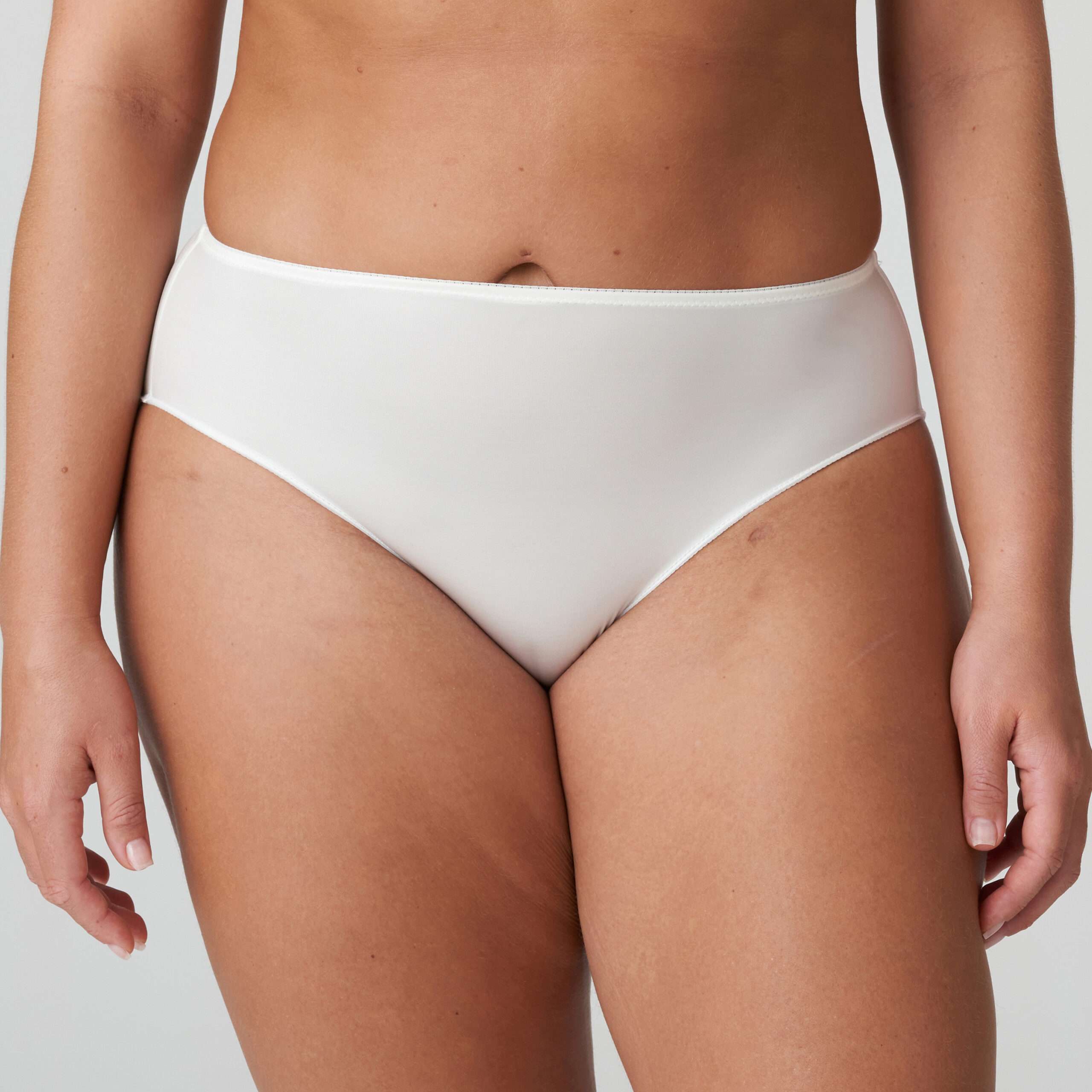 SATIN natuur tailleslip