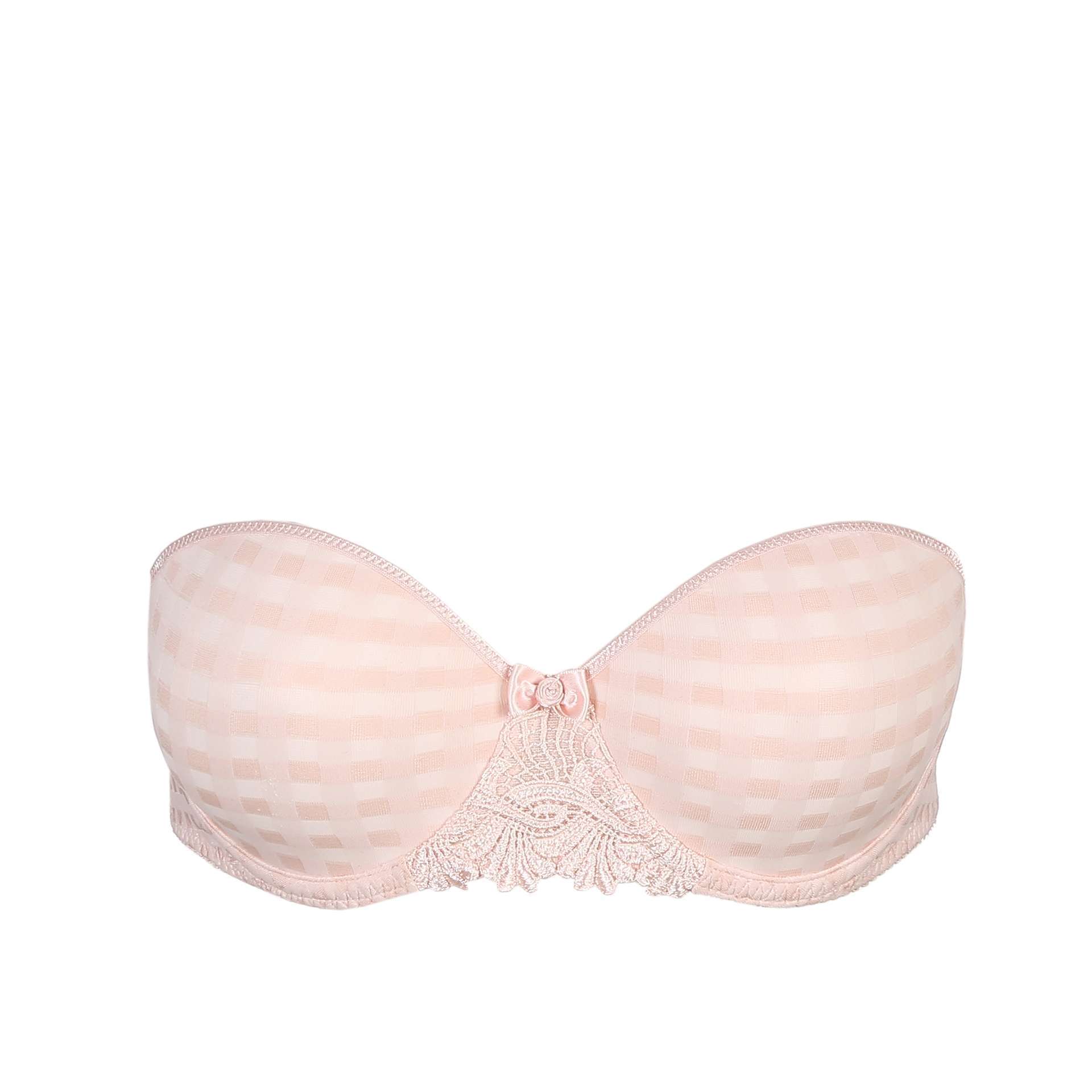 AVERO pearly pink mousse bh - strapless
