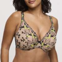 MANALI Wild Bloom plunge bh halve mousse cups