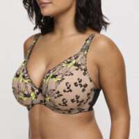 MANALI Wild Bloom plunge bh halve mousse cups