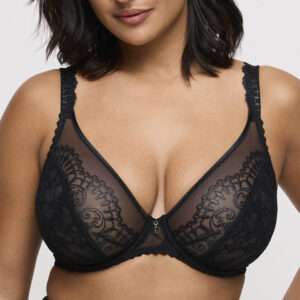 SHIMLA zwart plunge bh