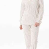 Pyjama grijs/beige