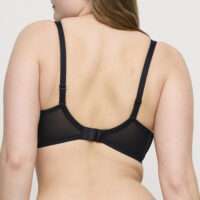 RUPI zwart plunge bh halve mousse cups