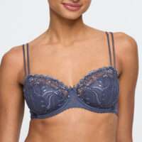 JANE blue shadow balconette halve mousse cups