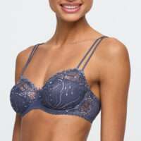 JANE blue shadow balconette halve mousse cups