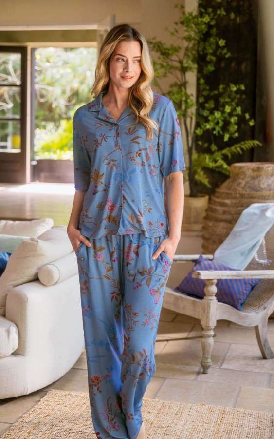 Pyjama Flower Blue